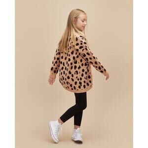 Huxbaby Unisex Kids Boys Girls Black Cotton Ribbed Casual Leggings Pants